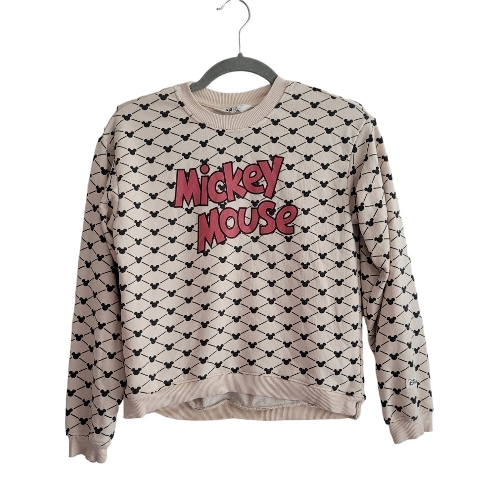 H&M Kids 12/14 Mickey Mouse Crewneck Pullover Sweatshirt